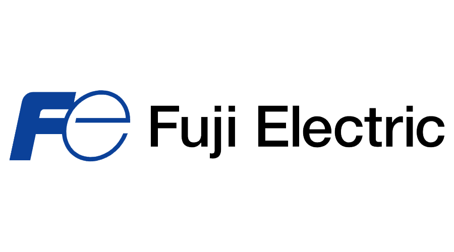 a logo with a black background